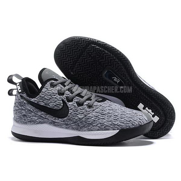 sneakers nike nba homme de gris lebron witness iii sb859