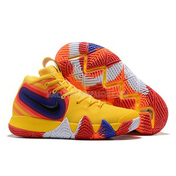 sneakers nike nba homme de jaune kyrie 4 iv sb141