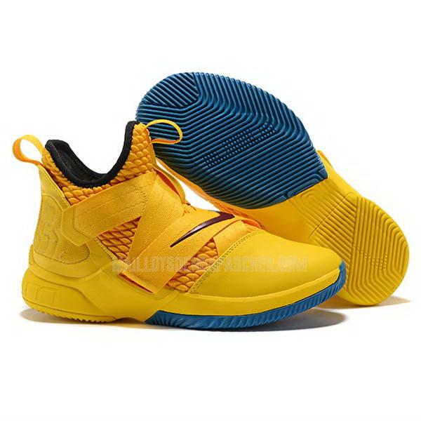 sneakers nike nba homme de jaune lebron soldier 12 sb828