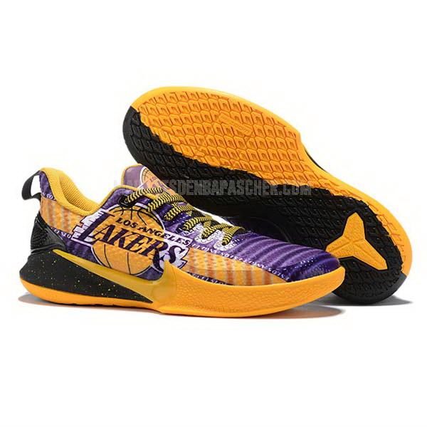 sneakers nike nba homme de jaune zoom kobe mamba focus sb566