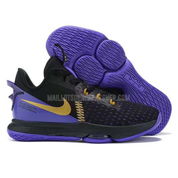 sneakers nike nba homme de noir lebron witness 5 ep sb765