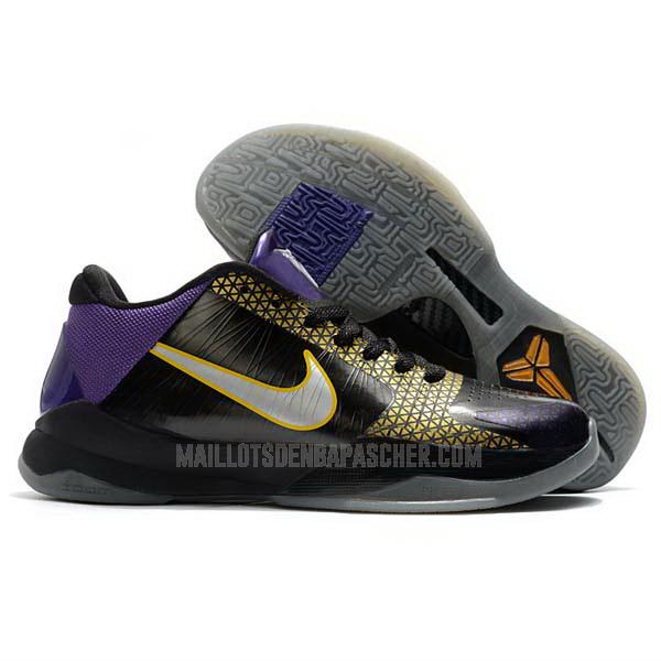 sneakers nike nba homme de noir zoom kobe v 5 sb663