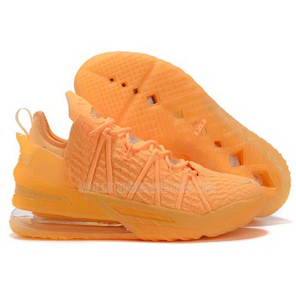 sneakers nike nba homme de orange lebron 18 sb1055