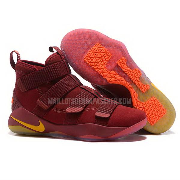 sneakers nike nba homme de rouge lebron soldier 11 sb1028