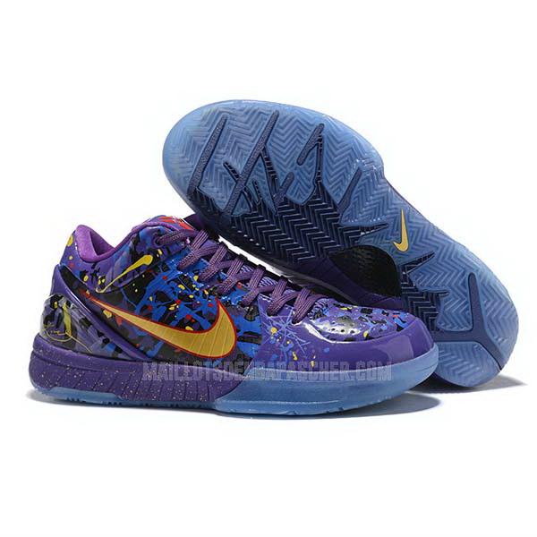 sneakers nike nba homme de violet zoom kobe 4 iv sb512