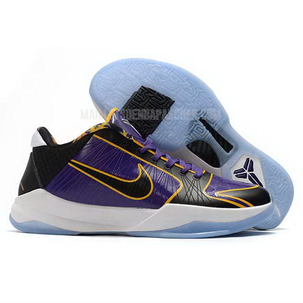 sneakers nike nba homme de violet zoom kobe v 5 sb652