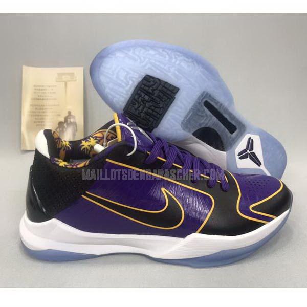 sneakers nike nba homme de violet zoom kobe v 5 sb671